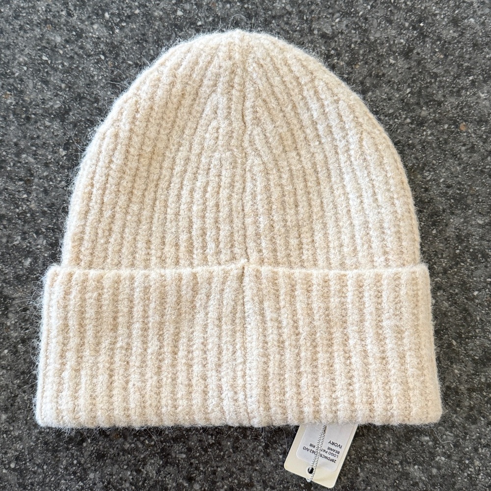 Favorite Daughter Ivory Rib Beanie - Picture 3 of 4